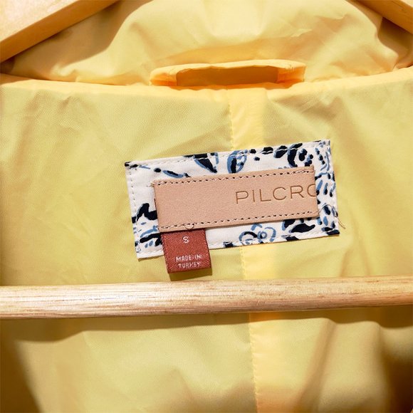 Anthropologie Women's Khaki Brown Cropped Puffer Jacket Small - Picture 4 of 4